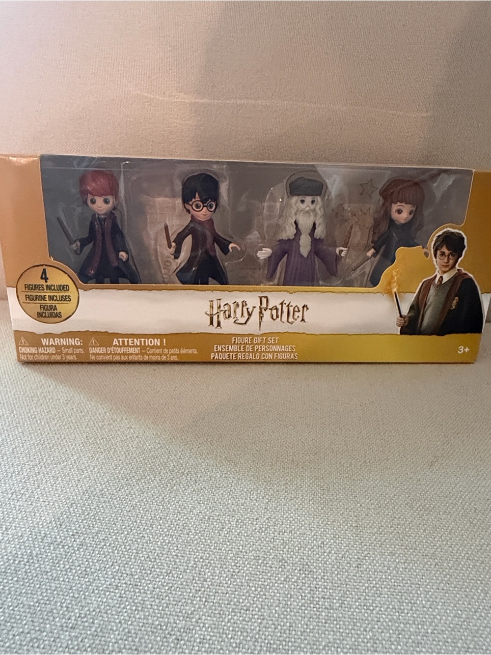 Harry Potter Figure Gift Set of 4 Ron Weasley Harry Potter Dumbledore Hermione